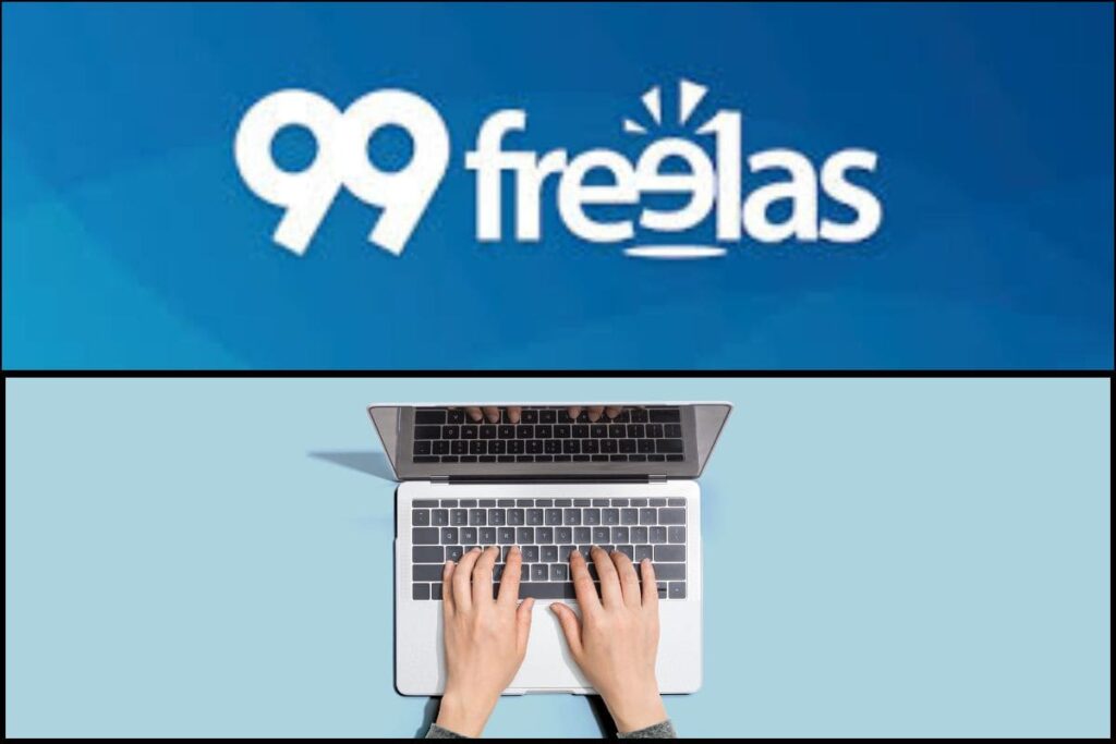 Se você gosta de desafios e quer ganhar visibilidade, o 99freelas é a plataforma perfeita. Ela funciona por meio de concursos de design, onde empresas descrevem o que precisam, e os designers enviam suas propostas