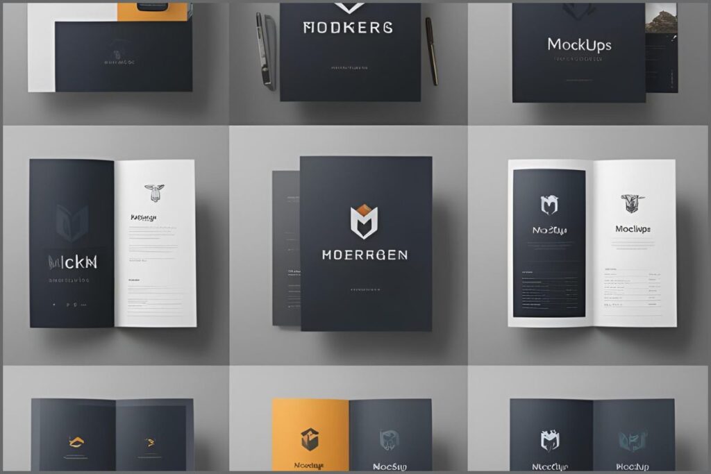 Clientes adoram praticidade e economia. Por isso, criar pacotes com diversos mockups dentro de um mesmo tema pode ser uma excelente estratégia para aumentar o ticket médio. Por exemplo:
Kit de mockups para loja de roupas (camisetas, etiquetas, sacolas)
Pacote para cafeterias (copos, embalagens, cardápios)
Conjunto para papelaria personalizada (cartões, envelopes, adesivos)